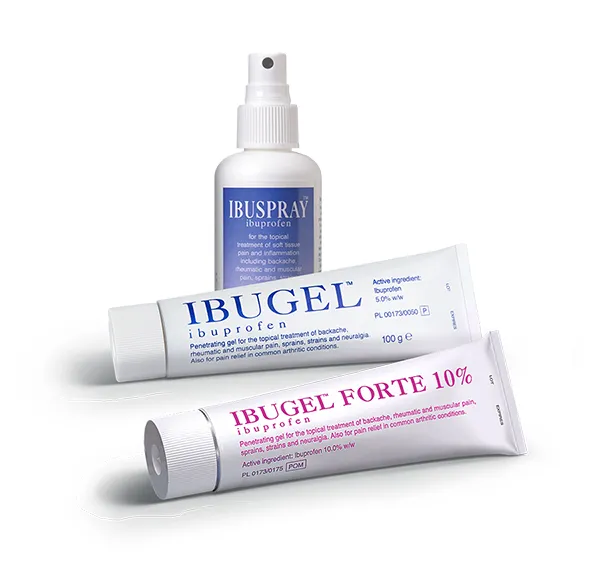 Ibugel product packs